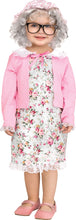 Load image into Gallery viewer, Lil Grammy Old Lady 100 Years of School Grandma Toddler Costume Size Small 2T

