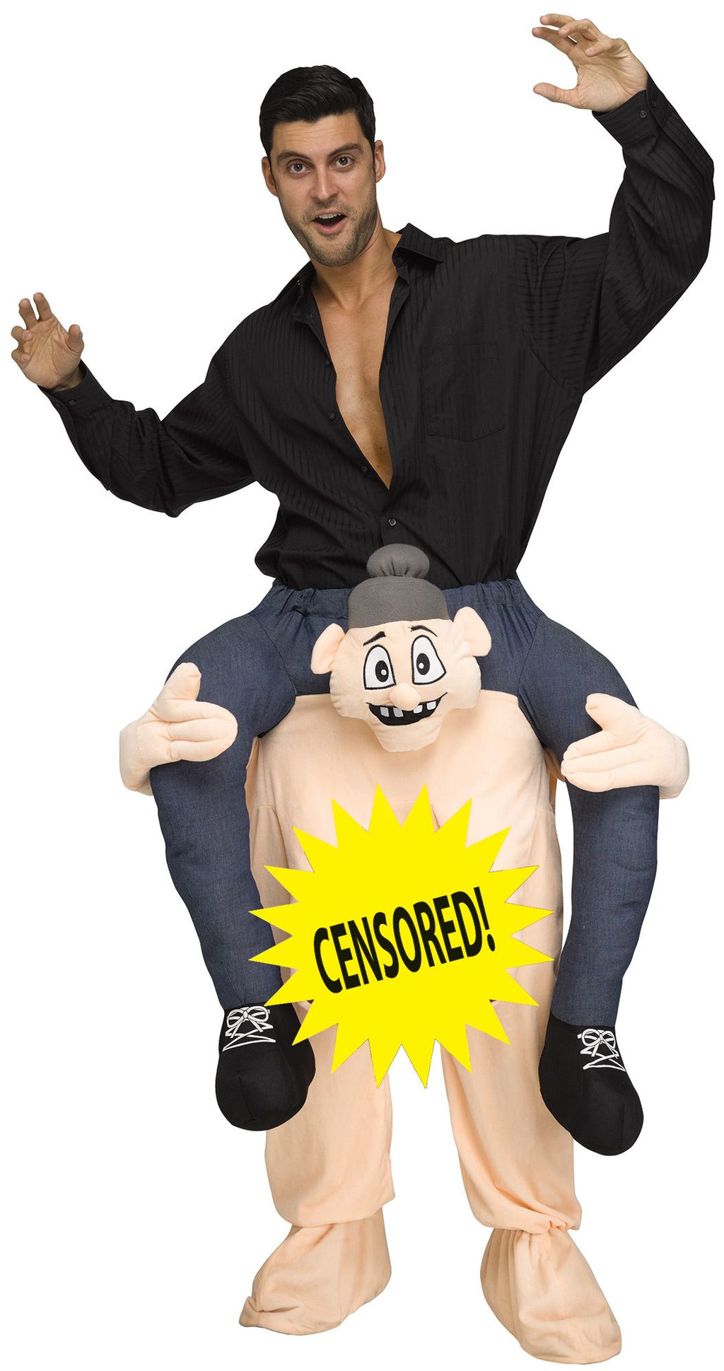 Carry Me Ride A Cougar Old Lady Adult Costume