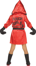 Load image into Gallery viewer, Tough Girl Red Boxer Child Costume Size Large 12-14
