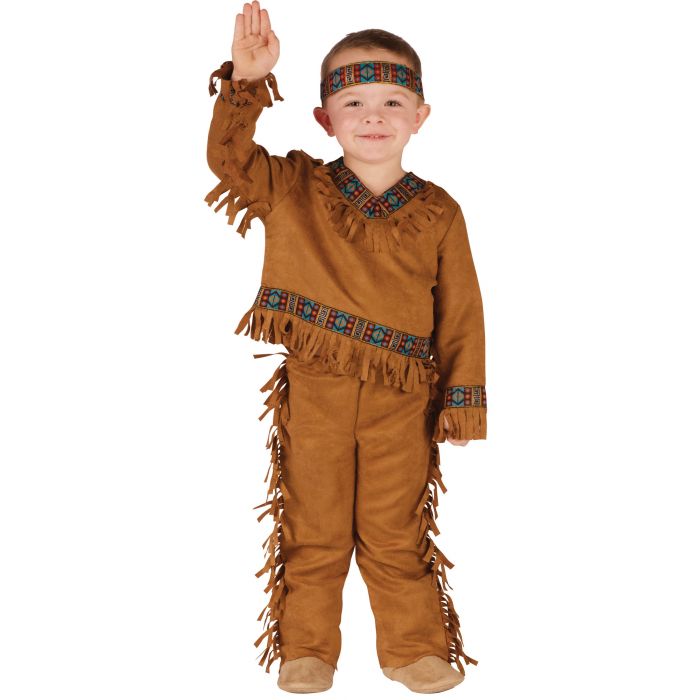 Native American Indian Toddler Costume Size Large 3T-4T