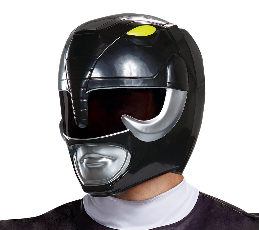 Black Power Ranger Helmet Costume Mask