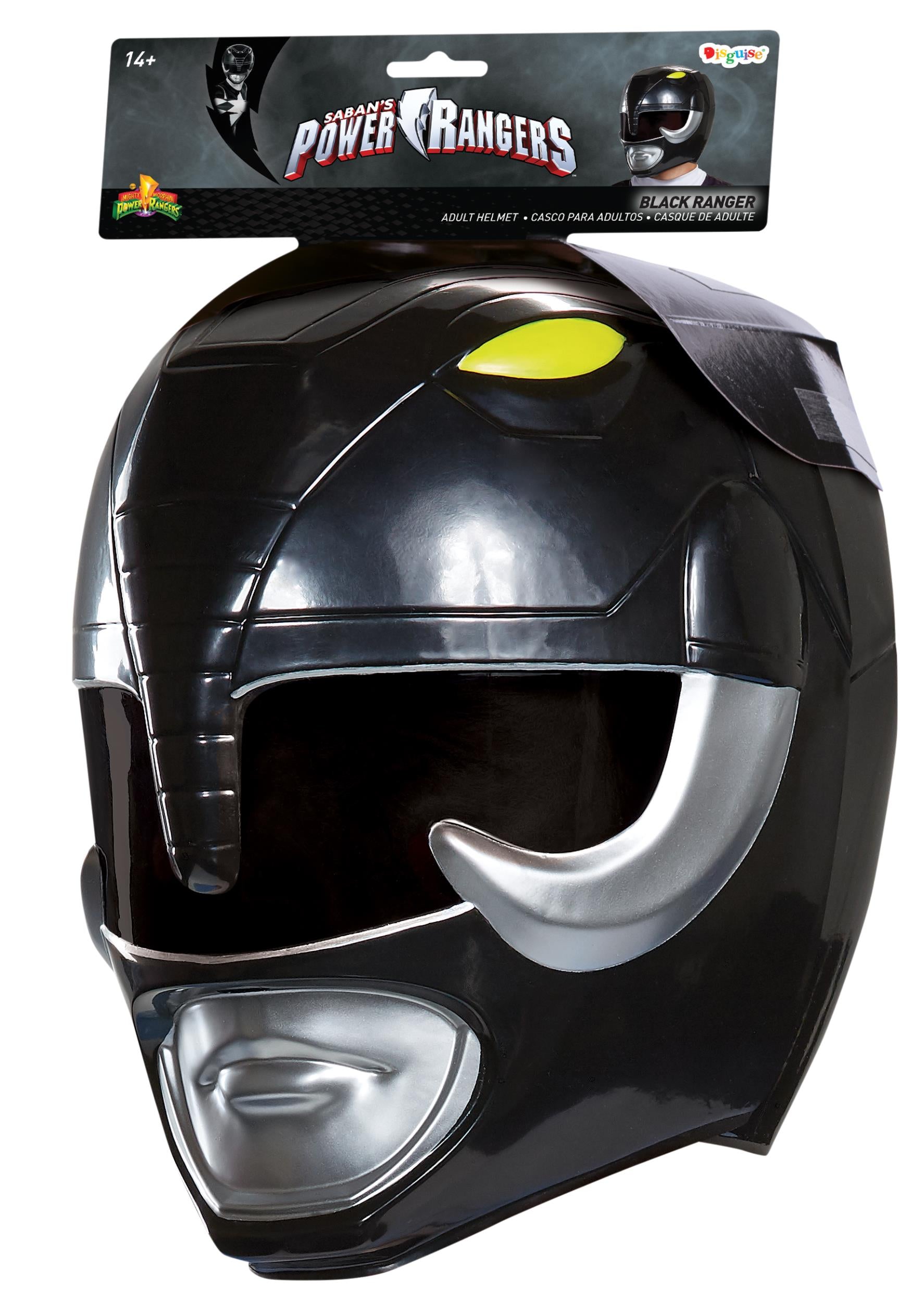 Black Power Ranger Helmet Costume Mask