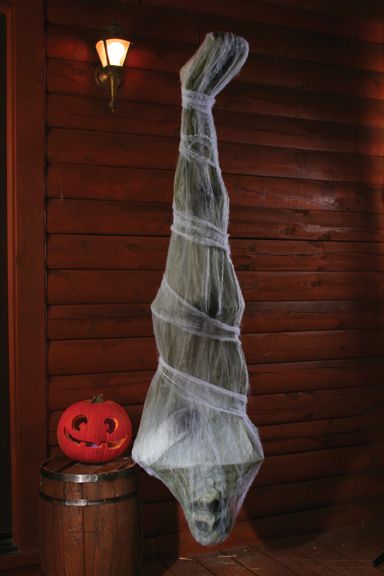 72" Skeleton Mummy Cocoon Body Yard Decoration Halloween Prop