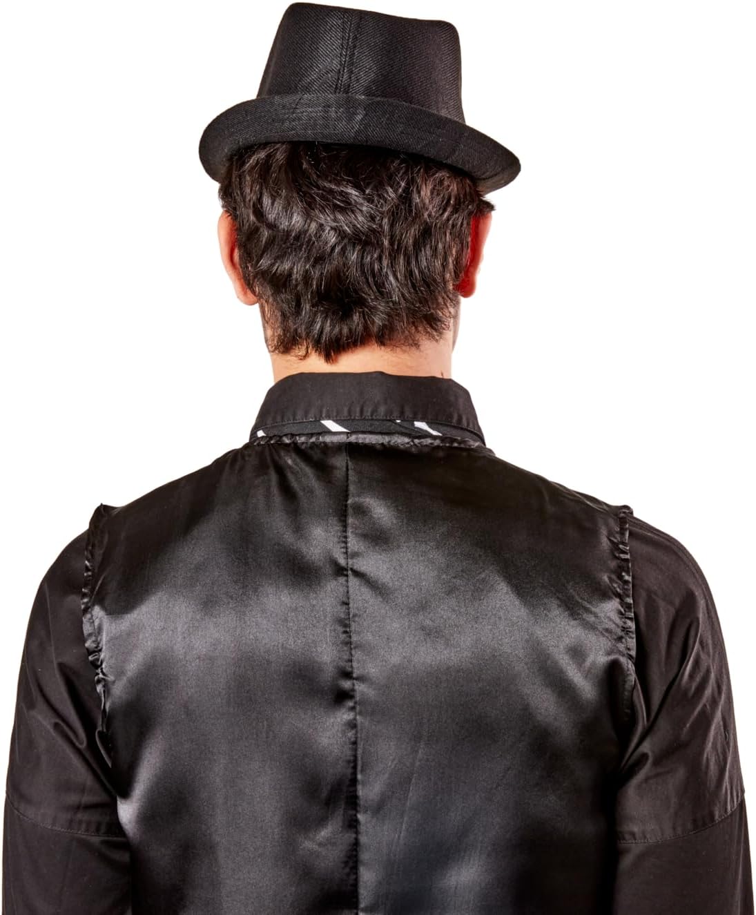 Skeleton Bone Fedora Hat Costume Accessory Adult Size