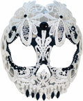 Lace Skull Spider Masquerade Venetian Mask
