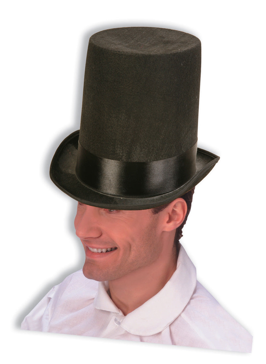 Stove Pipe Abraham Lincoln Top Hat Costume Accessory Adult Size