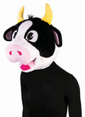 Large Plush Cow Bull Mascot Head Mask