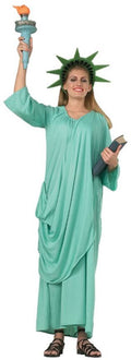 Patriotic Statue Of Liberty Adult Robe Costume Standard