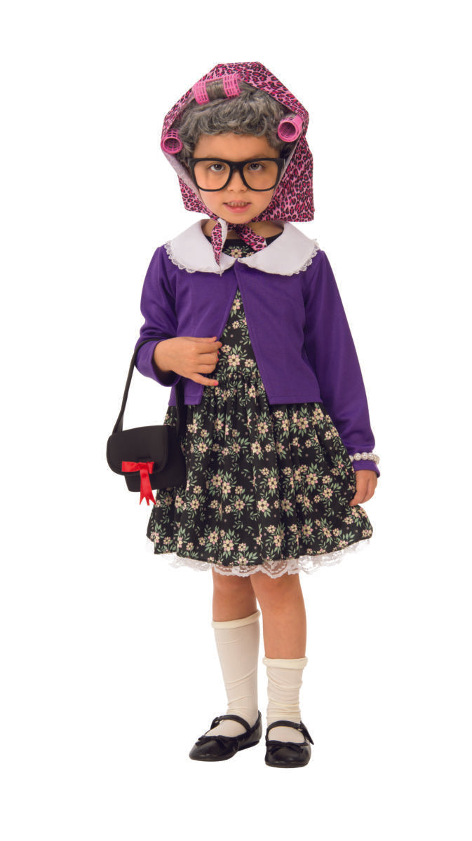 Little Old Woman 100 Days Of School Child's Costume Size Small 4-6
