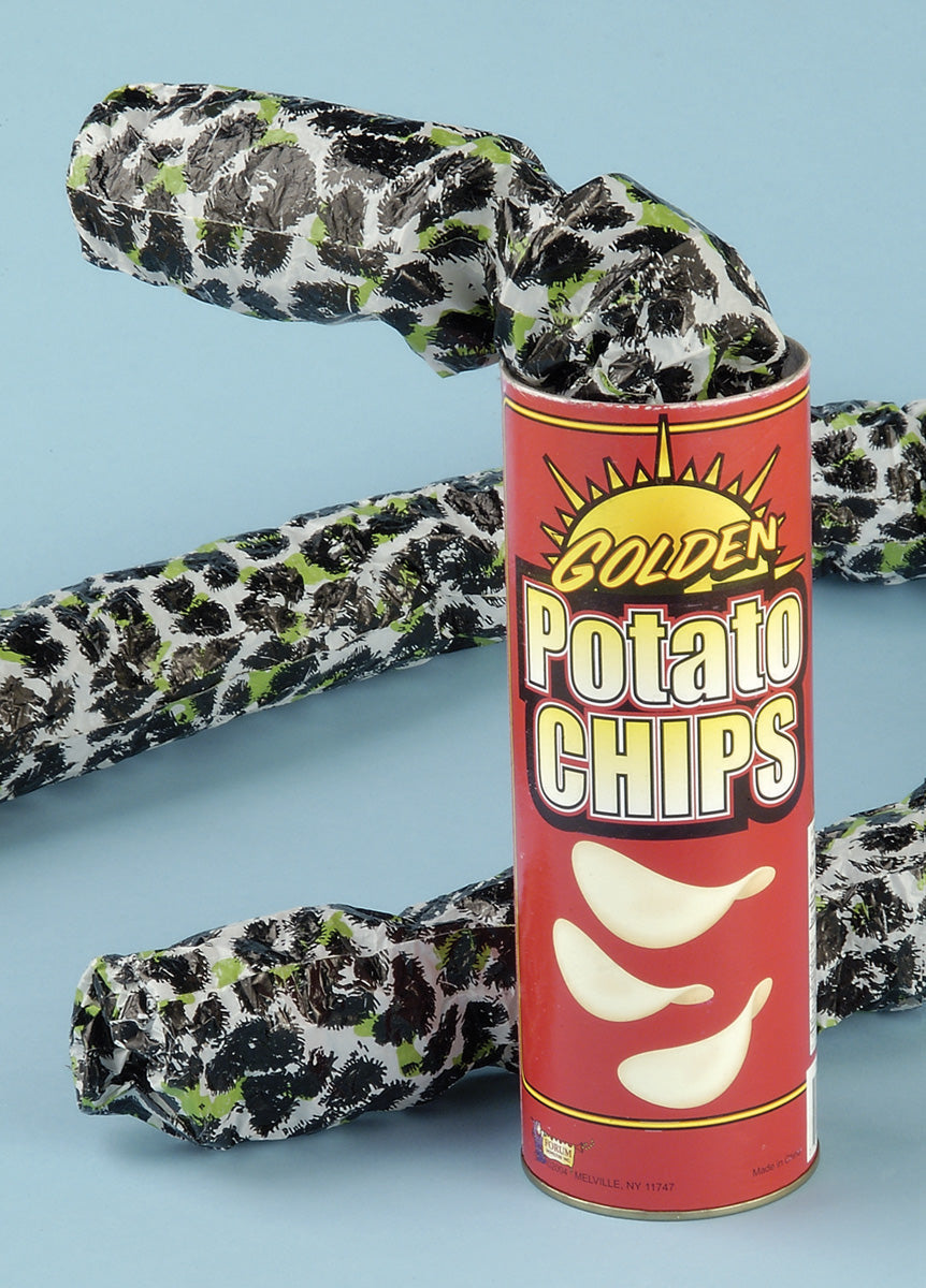 Potato Chip Snake Can Pop Out Surprise Can Gag Gift