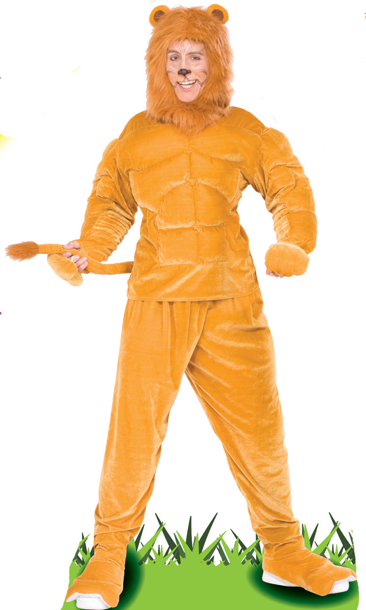Deluxe Macho Lion Adult Costume Small