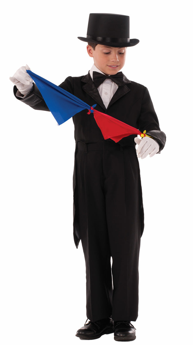 Magician Tailcoat Child Costume Large
