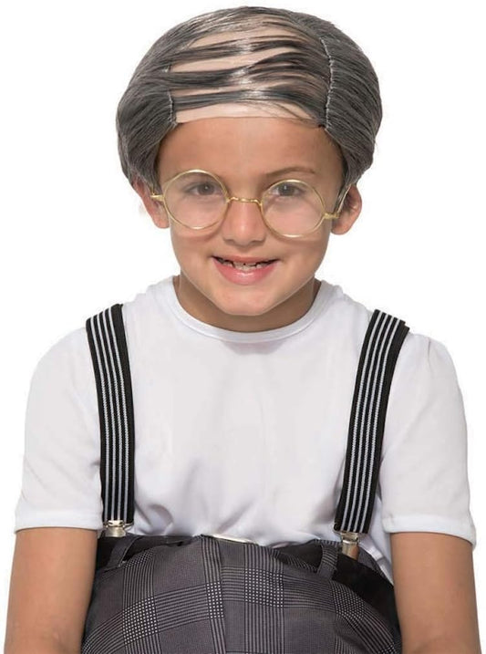 Old Man Comb Over Uncle Bert 100 Days Of School Child Wig
