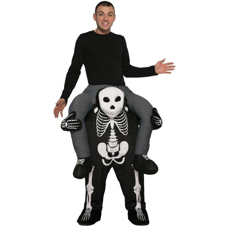 Forum Men's Ride on Skeleton Deluxe Adult Shoulder Rider Costume