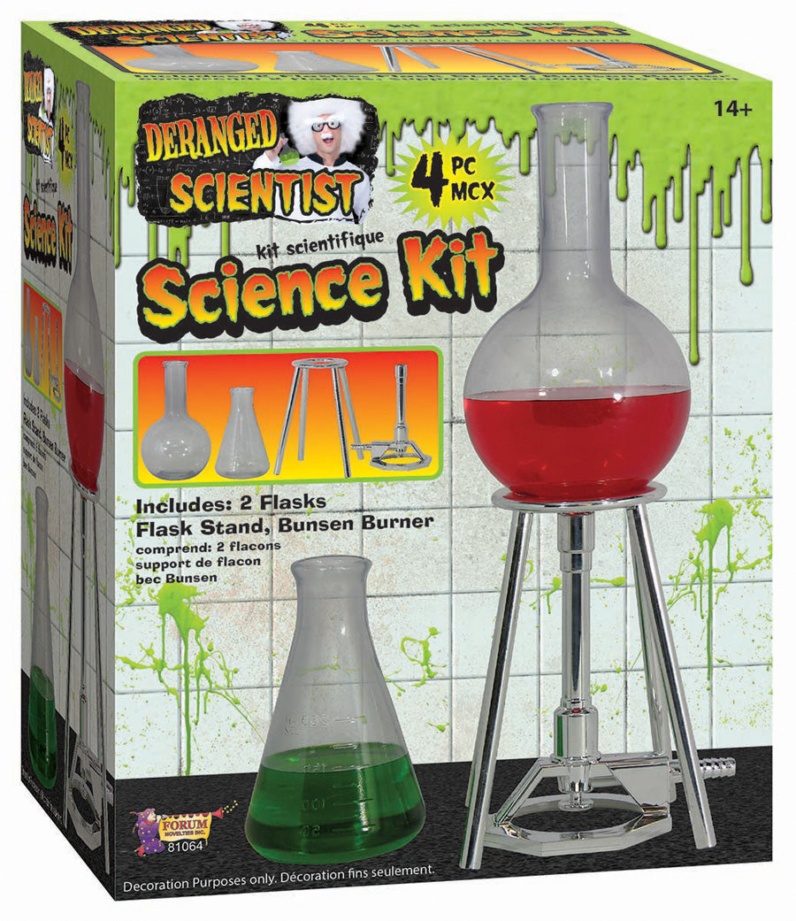 Deranged Scientist Bunsen Burner Kit Halloween Decorations