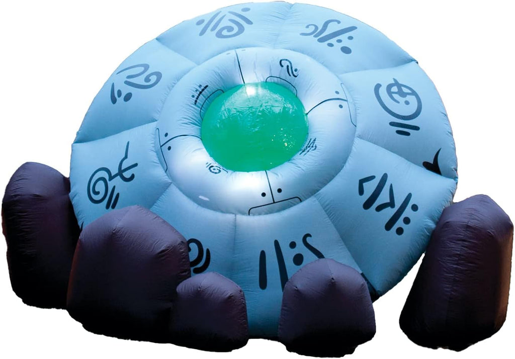 Crashed UFO Alien Lawn Inflatable Decoration
