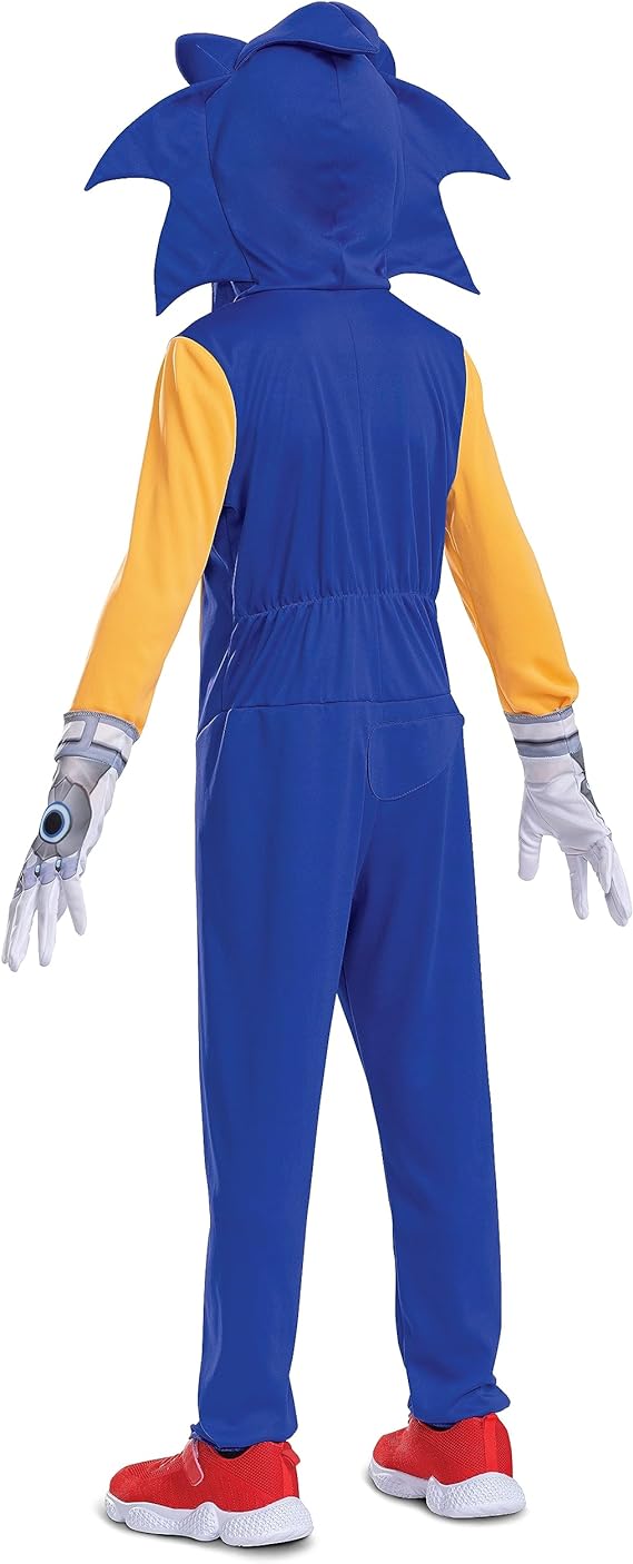 Sonic Prime the Hedgehog Movie Child Costume Small 4-6