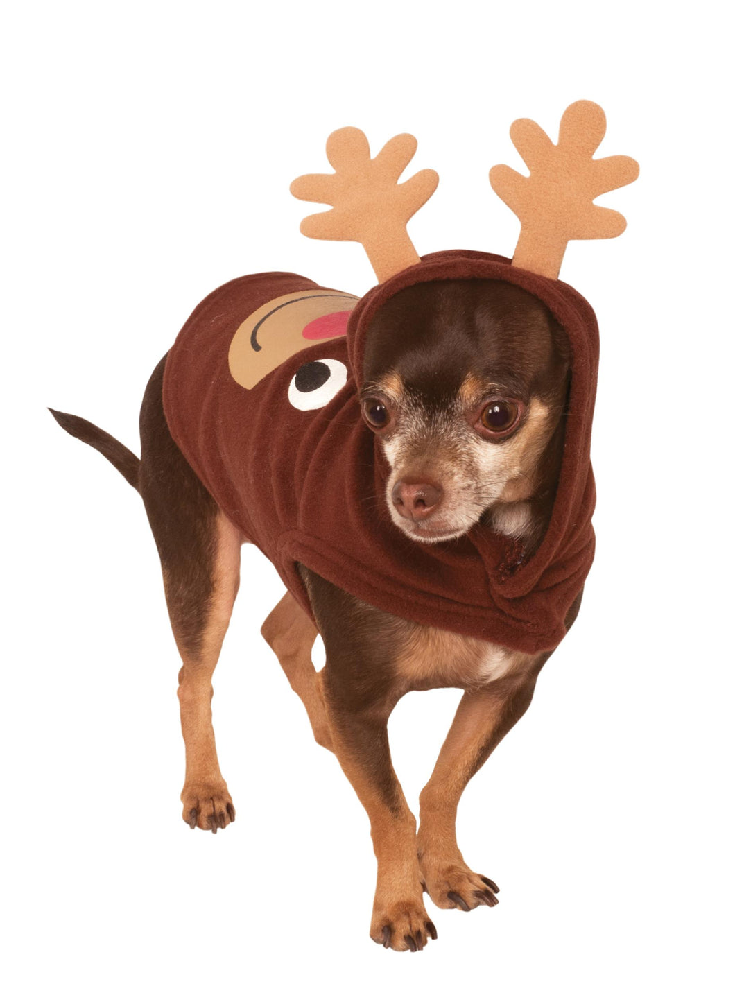 Reindeer Christmas Pet Hoodie X-Large