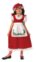 Mrs Santa Costume Dress and Hat Small 4-6