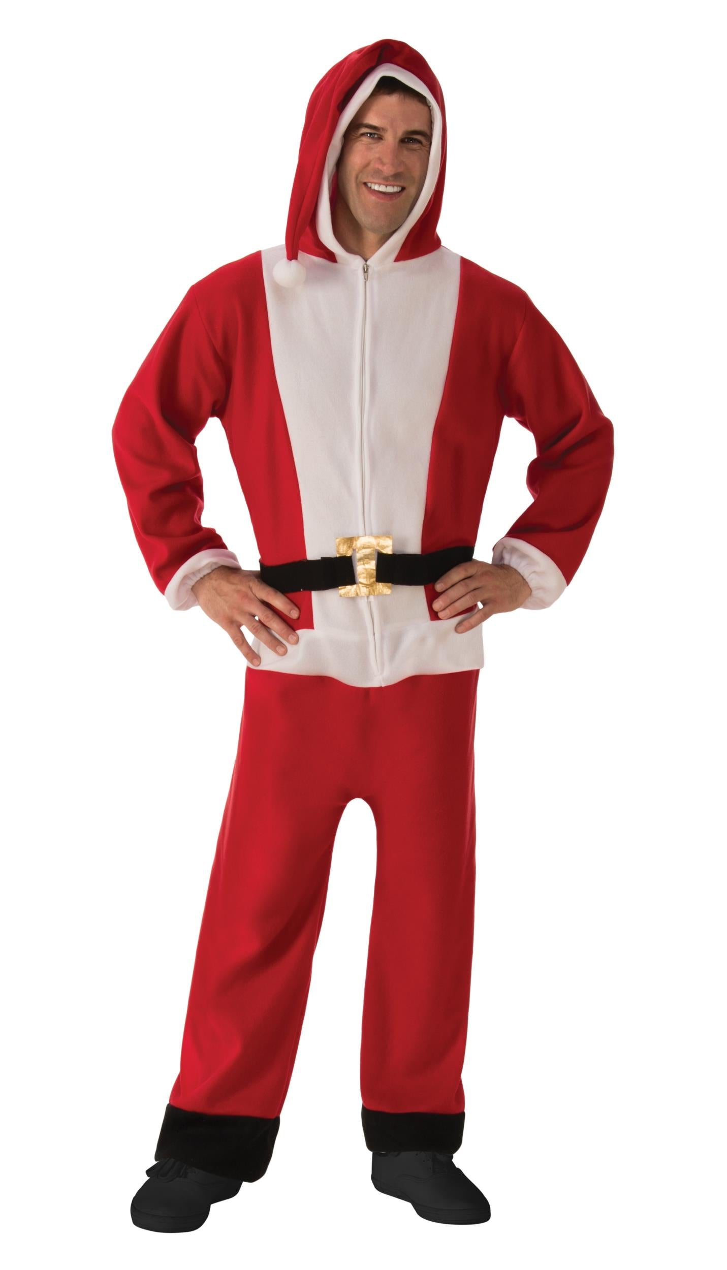 Santa Jumper Jumpsuit Pajama Costume Large