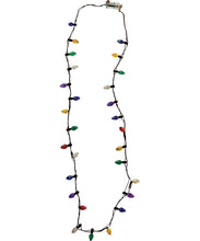 Load image into Gallery viewer, Christmas Light Bulb Necklace Light Up
