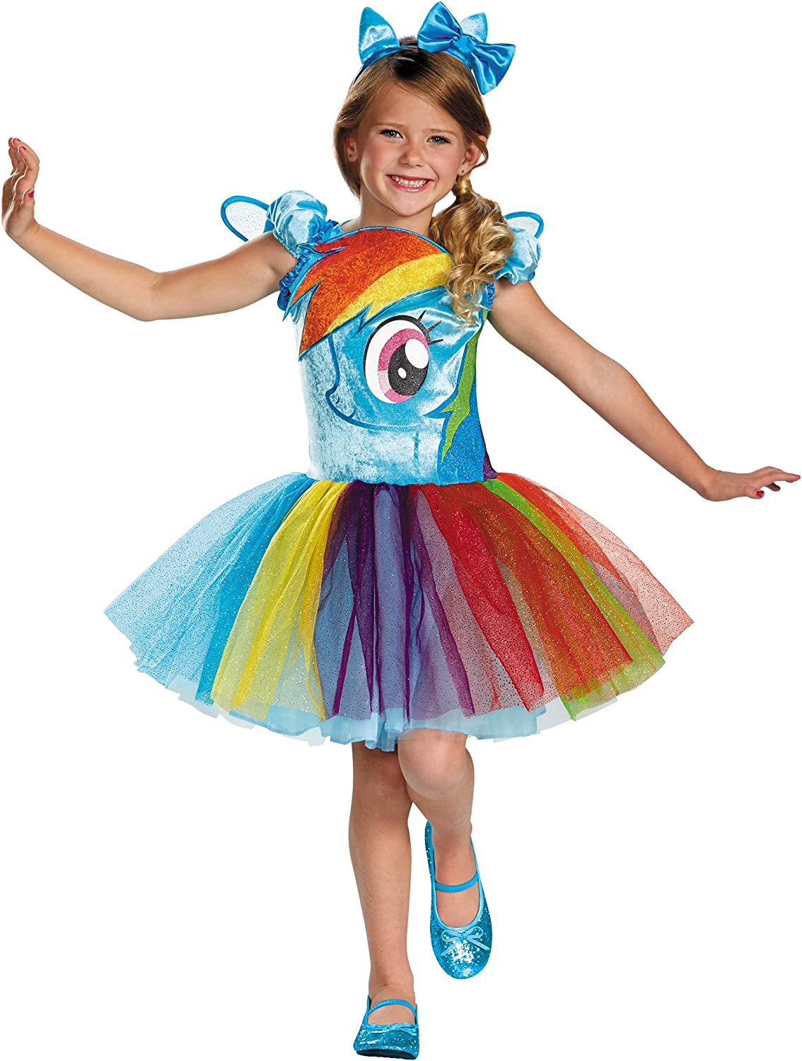 Rainbow Dash My Little Pony High Quality Girls Costume cartoon pony rainbow pony